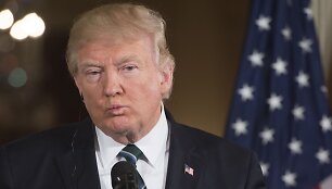 A.Merkel ir D.Trumpo susitikimas Baltuosiuose rūmuose