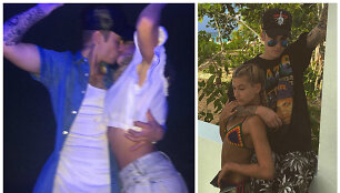 Justinas Bieberis ir Hailey Baldwin