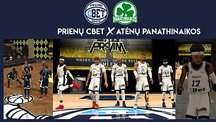 Prienų &bdquo;CBet&ldquo; &ndash; Atėnų &bdquo;Panathinaikos&ldquo;