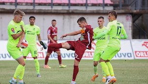 Telšių „Džiugo“ futbolininkas Lukas Ankudinovas