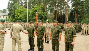 Motorizuotoje pėstininkų brigadoje karinius įgūdžius atnaujino apie 350 rezervo karių