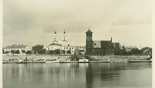 Kauno senamiestis nuo Alekstoto pusės (XX a. 4 d.)