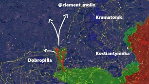 Rusijos kariuomenės prasiveržimas pro Ukrainos kapitalinę gynybos liniją