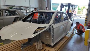 Naujasis Jono Sluckaus „Škoda Fabia R5“ kėbulas