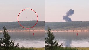 Rusijoje sudužo strateginis bombone&scaron;is Tu-22M3