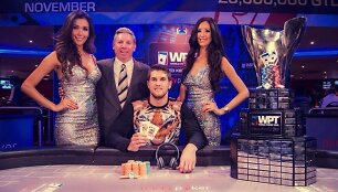 WPT čempionas Matas Cimbolas / pokernews.com nuotr.