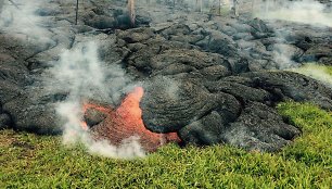 Lava teka iš Kilauea ugnikalnio Havajuose