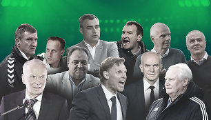 Vienuolika futbolo specialistų yra stovėję prie Lietuvos rinktinės vairo, bet šiuo metu nė vienas nevadovauja aukšto kalibro komandai.