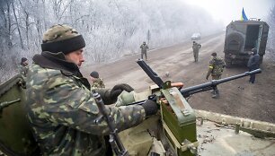 Ukrainos kariai netoli Debalcevės