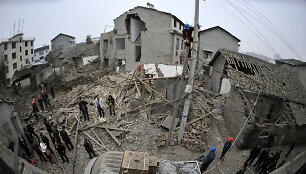 Sprogimas Džangdziadzijė mieste