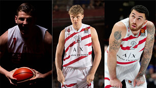 Artūras Gudaitis, Mindaugas Kuzminskas, Mike'as Jamesas