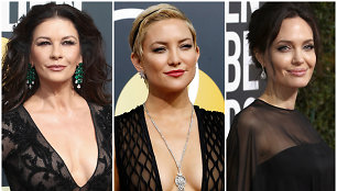 Catherine Zeta-Jones, Kate Hudson ir Angelina Jolie