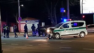 Policijos avarija Kaune