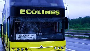 Iš Varšuvos į Rygą per Kauną ir Vilnių vykęs „Ecolines“ autobusas