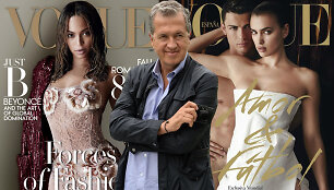 Mario Testino &bdquo;Vogue&ldquo; vir&scaron;eliai su Beyonce ir Cristiano Ronaldo bei Irina Skayk