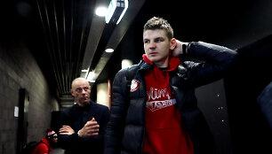 Artūras Gudaitis ir &bdquo;Olimpia&ldquo; klubo atstovas