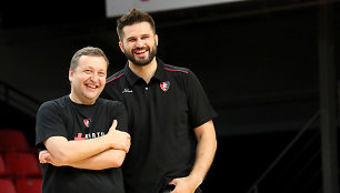 Antanas Guoga ir Linas Kleiza