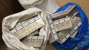 &Scaron;ilutėje rastos kontrabandinės cigaretės
