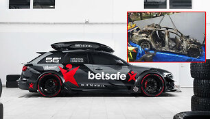 Sudegintas &bdquo;Audi RS6&ldquo;
