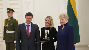 Andrejus Zadneprovskis, Laura Asadauskaitė, Dalia Grybauskaitė