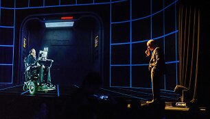 Stephenas Hawkingas Honkonge pasirodė kaip holograma