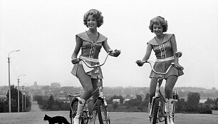 &Scaron;iauliai. Bicycles. 1976