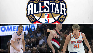 Domantas Sabonis ir Mindaugas Kuzminskas