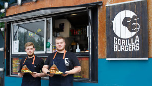 „Gorilla Burgers“ savininkai Paulius ir Rokas