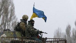 Ukrainos kariai netoli Debalcevės