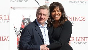 Robertas De Niro su žmona Grace Hightower