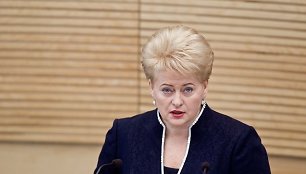 Prezidentės Dalios Grybauskaitės metinis pranešimas.