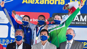 Pasaulio jaunimo čempionato prizininkės