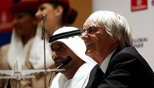 „Formulės-1“ bosas Bernie Ecclestone`as