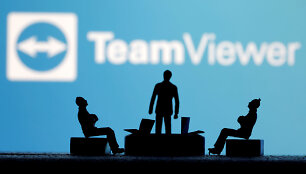 &bdquo;Teamviewer&ldquo; logotipas