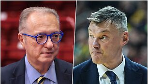 Maurizio Gherardini ir &Scaron;arūnas Jasikevičius