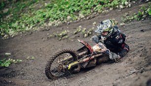 „Hard Enduro“ varžybų akimirkos