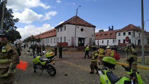 Sprogdinimo vietoje