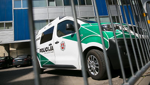 Policijos ekspertų automobilis