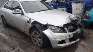 Sudaužytas automobilis