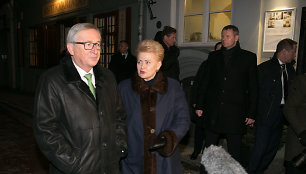 Jeanas-Claude'as Junckeris ir Dalia Grybauskaitė