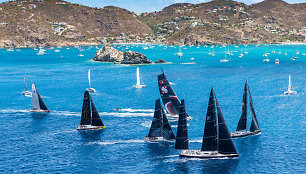 Lietuvių jachta „Ambersail 2“ regatoje „Les Voiles de St. Barth“ Karibuose