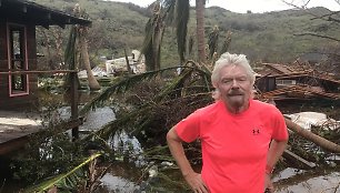Uragano Irma nuniokota Richardo Bransono sala