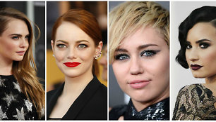 Cara Delevingne, Emma Stone, Miley Cyrus, Demi Lovato