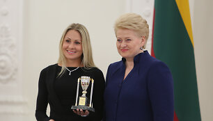 Dalia Grybauskaitė ir Laura Asadauskaitė