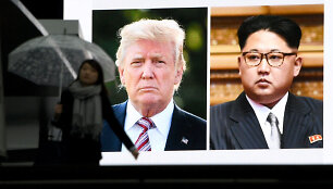 Donaldas Trumpas ir Kim Jon Unas