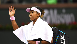 Naomi Osaka patyrė netikėtą nesėkmę Indian Velse