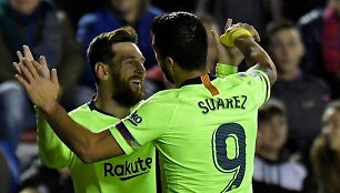 Lionelis Messi ir Luisas Suarezas