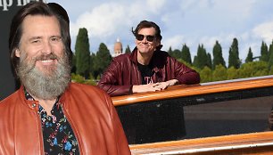 Jimas Carrey atsisveikino su netvarkinga barzda