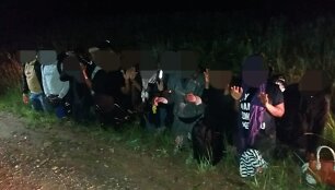 Sulaikyti migrantai