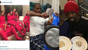 Stephenas Curry, Chrisas Paulas ir DeAndre Jordanas